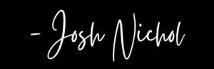Josh Nichol Signature